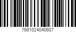 Código de barras (EAN, GTIN, SKU, ISBN): '7891024040607'