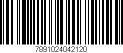 Código de barras (EAN, GTIN, SKU, ISBN): '7891024042120'