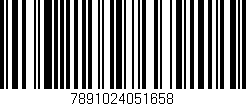 Código de barras (EAN, GTIN, SKU, ISBN): '7891024051658'