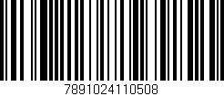 Código de barras (EAN, GTIN, SKU, ISBN): '7891024110508'