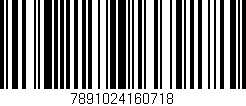 Código de barras (EAN, GTIN, SKU, ISBN): '7891024160718'