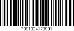 Código de barras (EAN, GTIN, SKU, ISBN): '7891024179901'