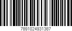 Código de barras (EAN, GTIN, SKU, ISBN): '7891024931387'