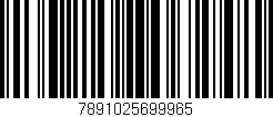 Código de barras (EAN, GTIN, SKU, ISBN): '7891025699965'