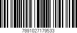 Código de barras (EAN, GTIN, SKU, ISBN): '7891027179533'