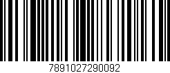 Código de barras (EAN, GTIN, SKU, ISBN): '7891027290092'