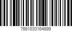 Código de barras (EAN, GTIN, SKU, ISBN): '7891033164899'