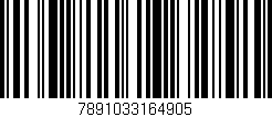 Código de barras (EAN, GTIN, SKU, ISBN): '7891033164905'
