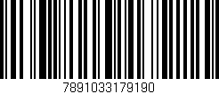 Código de barras (EAN, GTIN, SKU, ISBN): '7891033179190'