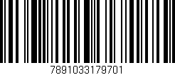 Código de barras (EAN, GTIN, SKU, ISBN): '7891033179701'
