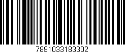 Código de barras (EAN, GTIN, SKU, ISBN): '7891033183302'