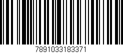 Código de barras (EAN, GTIN, SKU, ISBN): '7891033183371'
