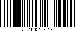 Código de barras (EAN, GTIN, SKU, ISBN): '7891033195824'