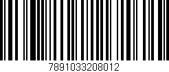 Código de barras (EAN, GTIN, SKU, ISBN): '7891033208012'
