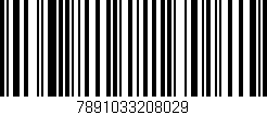 Código de barras (EAN, GTIN, SKU, ISBN): '7891033208029'