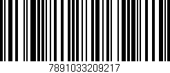 Código de barras (EAN, GTIN, SKU, ISBN): '7891033209217'