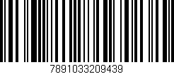 Código de barras (EAN, GTIN, SKU, ISBN): '7891033209439'