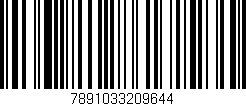 Código de barras (EAN, GTIN, SKU, ISBN): '7891033209644'