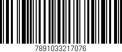 Código de barras (EAN, GTIN, SKU, ISBN): '7891033217076'