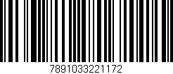 Código de barras (EAN, GTIN, SKU, ISBN): '7891033221172'