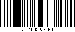 Código de barras (EAN, GTIN, SKU, ISBN): '7891033226368'