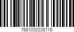 Código de barras (EAN, GTIN, SKU, ISBN): '7891033226719'