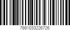 Código de barras (EAN, GTIN, SKU, ISBN): '7891033226726'