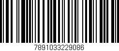 Código de barras (EAN, GTIN, SKU, ISBN): '7891033229086'