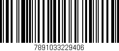 Código de barras (EAN, GTIN, SKU, ISBN): '7891033229406'