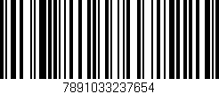 Código de barras (EAN, GTIN, SKU, ISBN): '7891033237654'