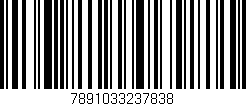 Código de barras (EAN, GTIN, SKU, ISBN): '7891033237838'