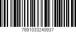 Código de barras (EAN, GTIN, SKU, ISBN): '7891033240937'