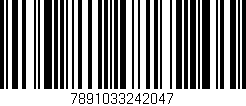 Código de barras (EAN, GTIN, SKU, ISBN): '7891033242047'