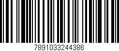 Código de barras (EAN, GTIN, SKU, ISBN): '7891033244386'