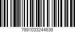 Código de barras (EAN, GTIN, SKU, ISBN): '7891033244638'