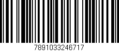 Código de barras (EAN, GTIN, SKU, ISBN): '7891033246717'