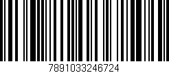 Código de barras (EAN, GTIN, SKU, ISBN): '7891033246724'