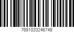 Código de barras (EAN, GTIN, SKU, ISBN): '7891033246748'