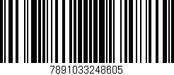 Código de barras (EAN, GTIN, SKU, ISBN): '7891033248605'