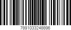 Código de barras (EAN, GTIN, SKU, ISBN): '7891033248896'