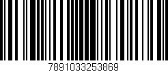 Código de barras (EAN, GTIN, SKU, ISBN): '7891033253869'
