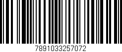 Código de barras (EAN, GTIN, SKU, ISBN): '7891033257072'