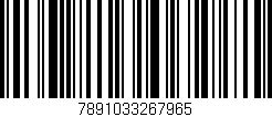 Código de barras (EAN, GTIN, SKU, ISBN): '7891033267965'