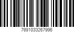 Código de barras (EAN, GTIN, SKU, ISBN): '7891033267996'