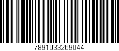 Código de barras (EAN, GTIN, SKU, ISBN): '7891033269044'