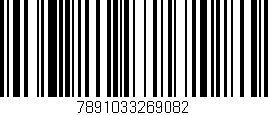 Código de barras (EAN, GTIN, SKU, ISBN): '7891033269082'