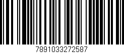 Código de barras (EAN, GTIN, SKU, ISBN): '7891033272587'