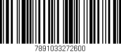 Código de barras (EAN, GTIN, SKU, ISBN): '7891033272600'