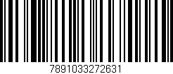 Código de barras (EAN, GTIN, SKU, ISBN): '7891033272631'