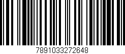 Código de barras (EAN, GTIN, SKU, ISBN): '7891033272648'